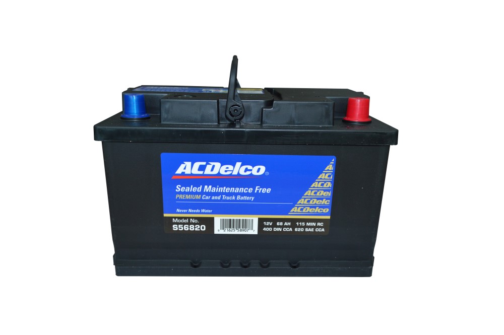 BATERÍA 68 AH 620 CCA 12 V BORNE ESTÁNDAR POSITIVO DERECHO AC DELCO