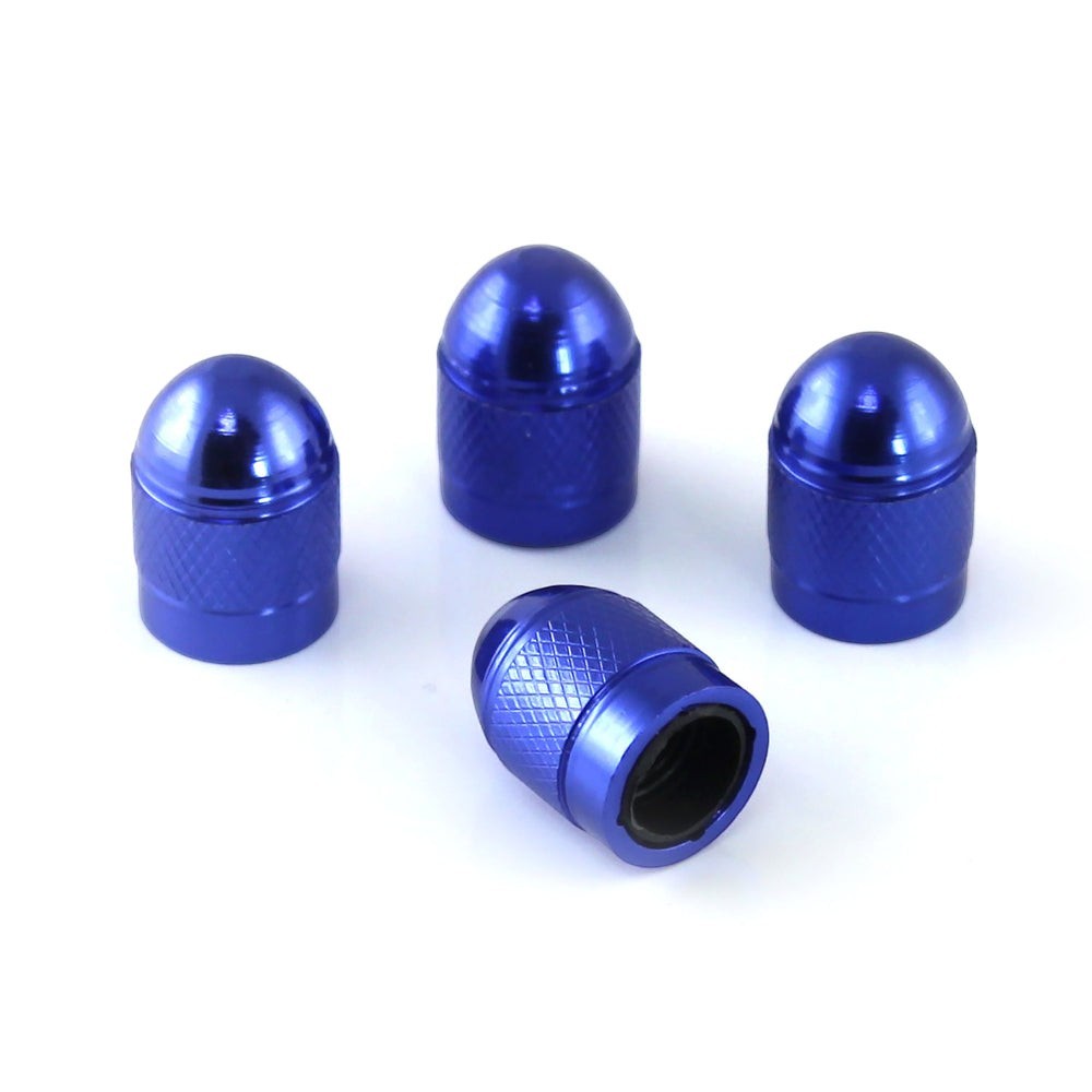 TAPAS DE VÁLVULA METÁLICA AZUL SLIME