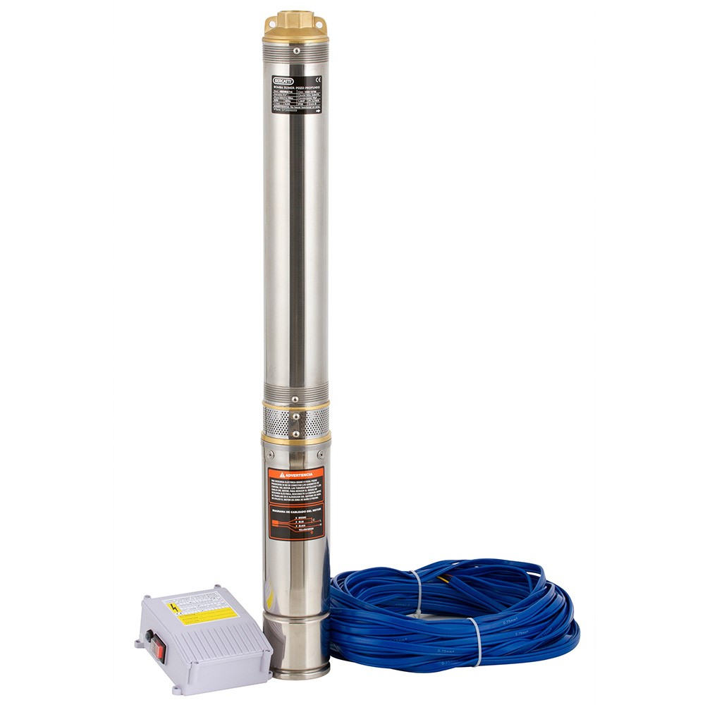 BOMBA SUMERGIBLE 4BDM6/15 2HP POZO 4 PULG BERCATTI