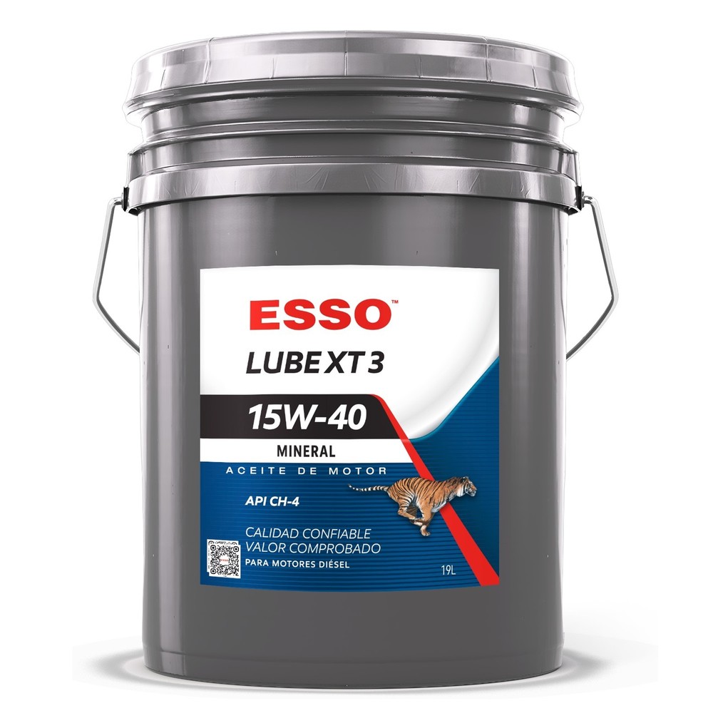 Aceite Motor Esso Lube Xt3 15W-40 19 Litros Mineral