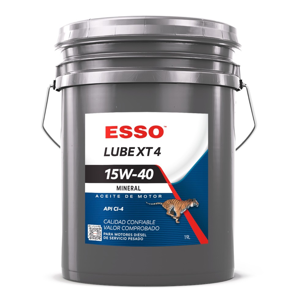 Aceite Motor Esso Lube Xt4 15W-40 19 Litros Mineral