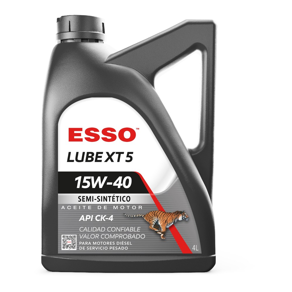 Aceite Motor Esso Lube Xt5 15W-40 4 Litros Semisintético