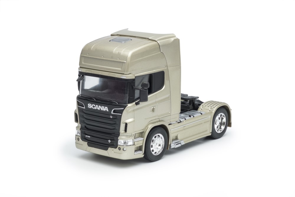 Camion scania r730 dorado escala 1:32