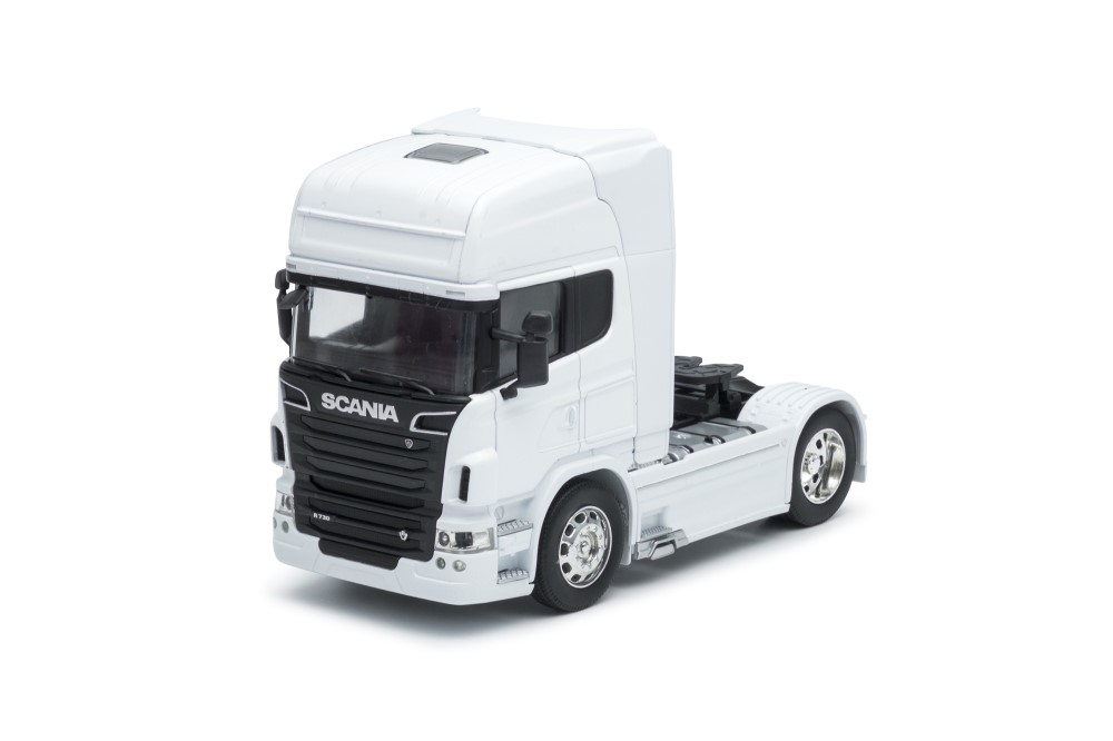 Camion scania r730 blanco escala 1:32