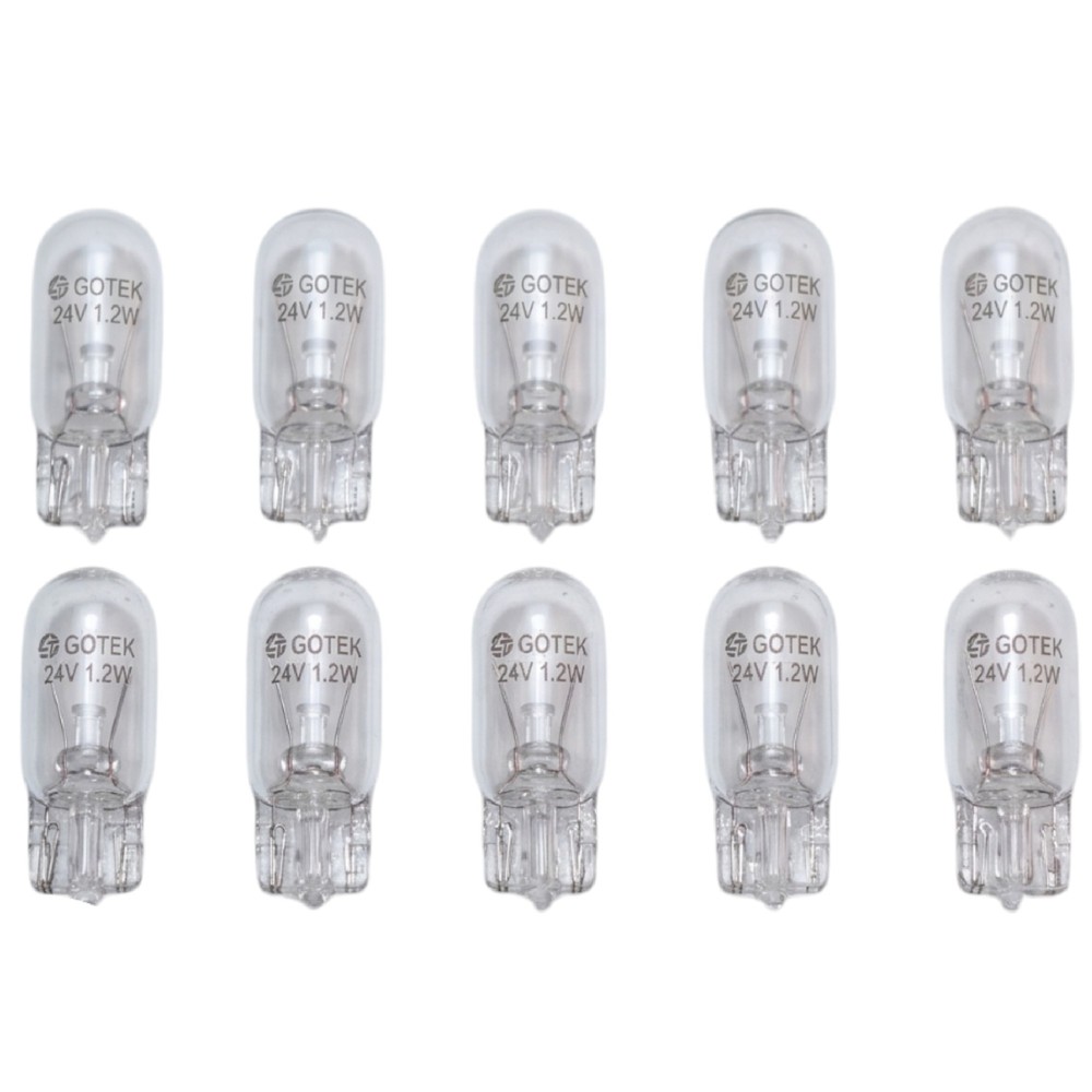 AMPOLLETA 24V 1.2W CAJA 10 UND