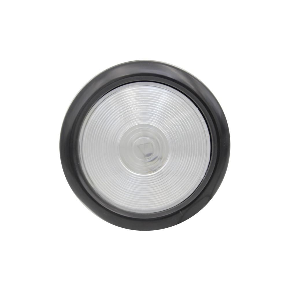 FOCO TRASERO 4 PULG. BLANCO 12 VOLTS CON BASE