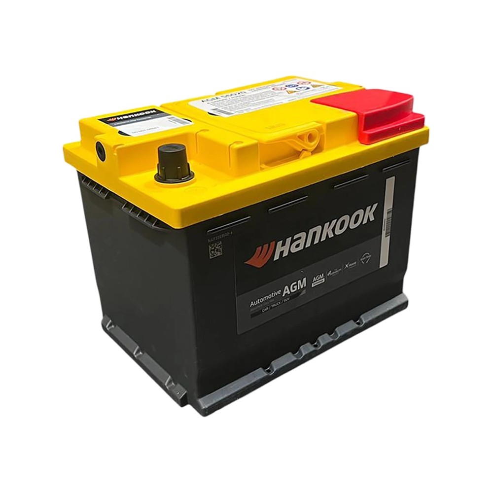 Batería 60 Ah 680 CCA 12 V AGM borne estándar positivo derecho
