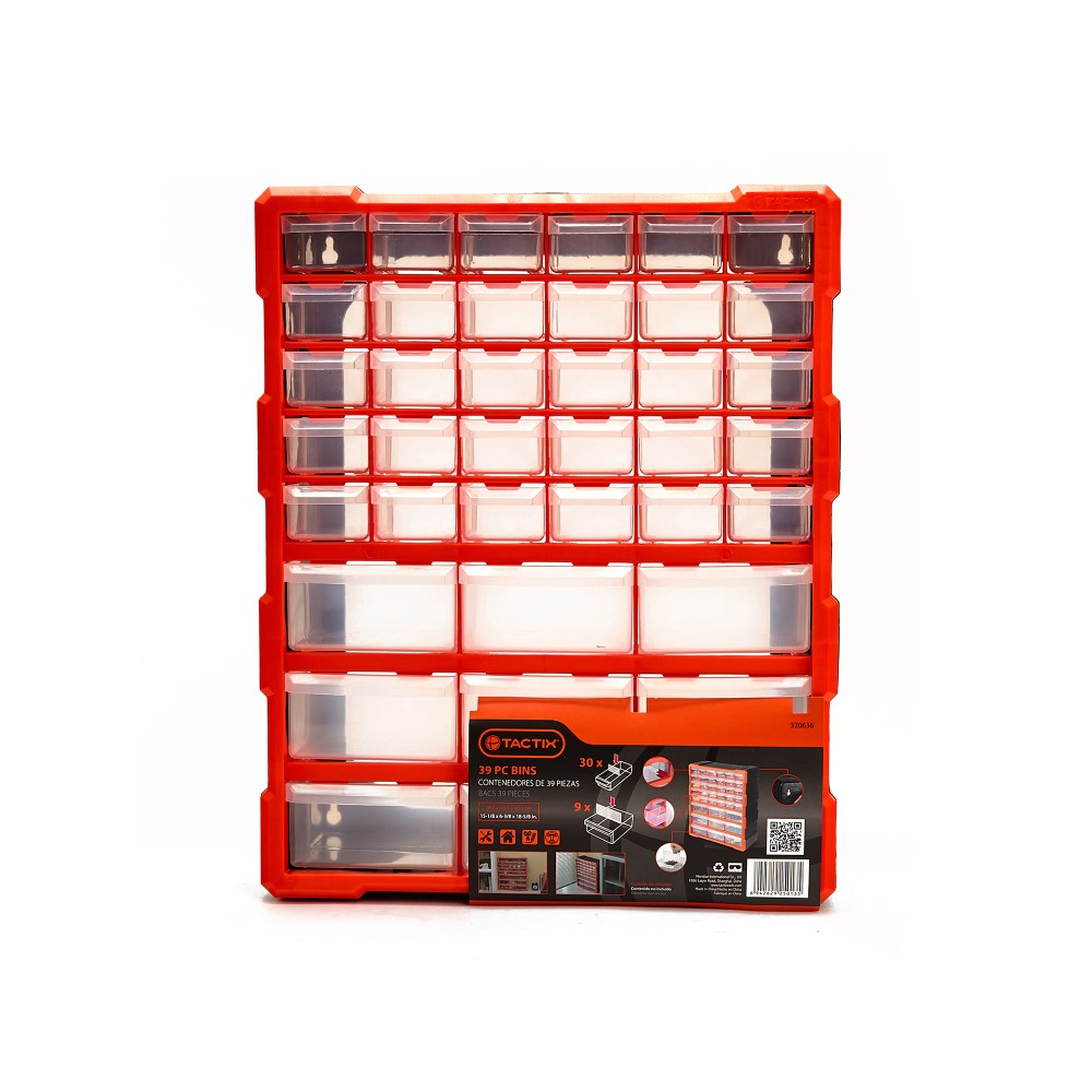 Caja Gabinete Organizador Con 60/18/30+9 Compartimientos