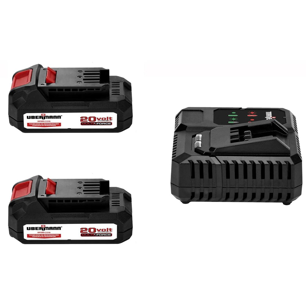 KIT 2 BATERÍAS 2 AH 20V + CARGARDOR SIMPLE