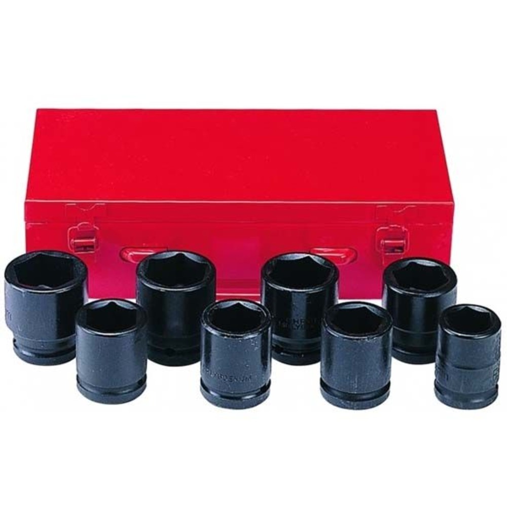 JUEGO DE DADOS DE IMPACTO 3/4 plg DE 26 A 38 MM 8 PIEZAS
