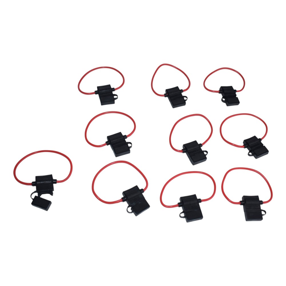 PACK 10 PORTA FUSIBLES CON TAPA