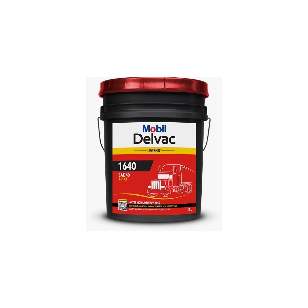 Aceite Motor Mobil Modern Delvac Legend 1640 Sae 40 19 Litros Mineral