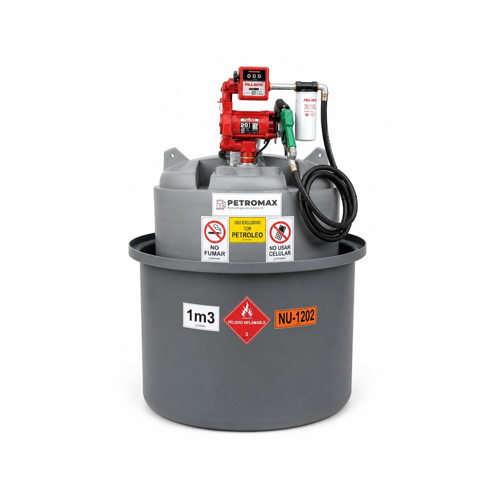 ESTANQUE ESTACIONARIO DE SUPERFICIE SURTIDOR FLOWTANK 1000