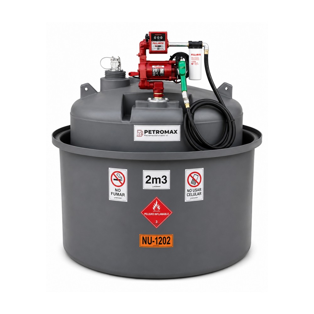 ESTANQUE ESTACIONARIO DE SUPERFICIE SURTIDOR FLOWTANK 2000