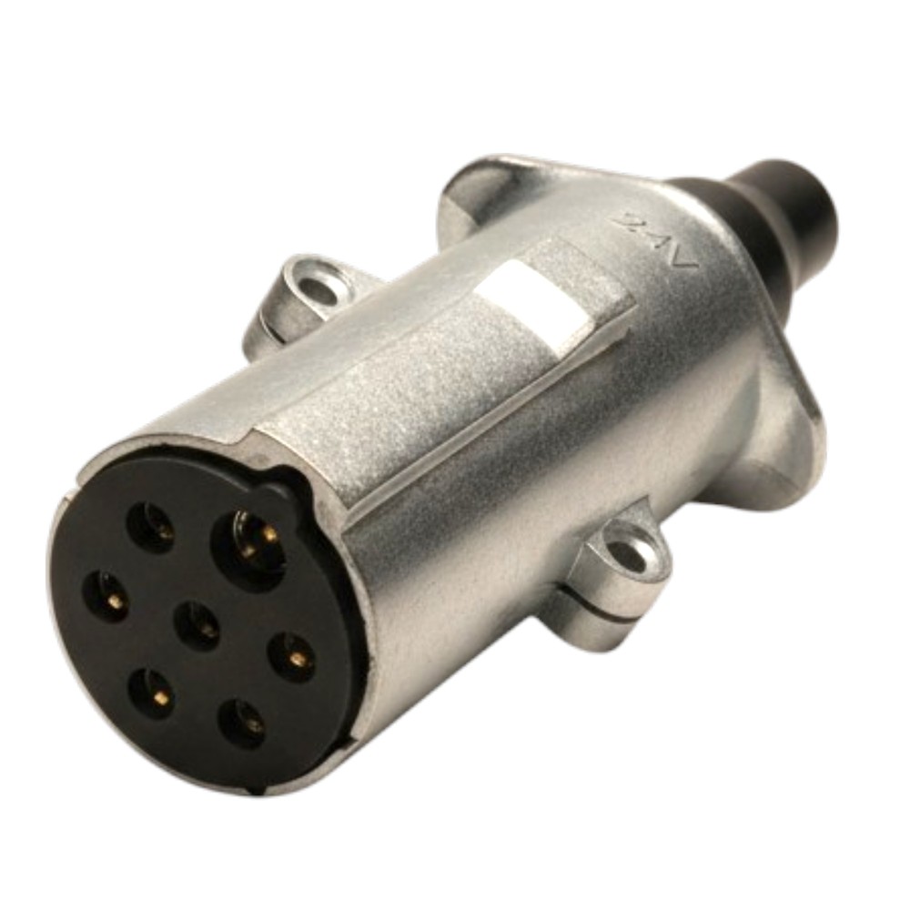 ENCHUFE MACHO 7 PINES TIPO N CABEZAL METALICO