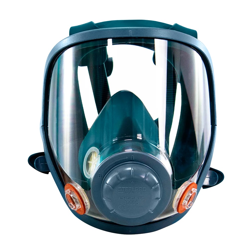 Respirador facial completo policarbonato ergonic