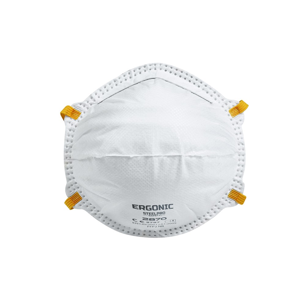 Pack 10 respiradores descartable ergonic ffp2 2870v