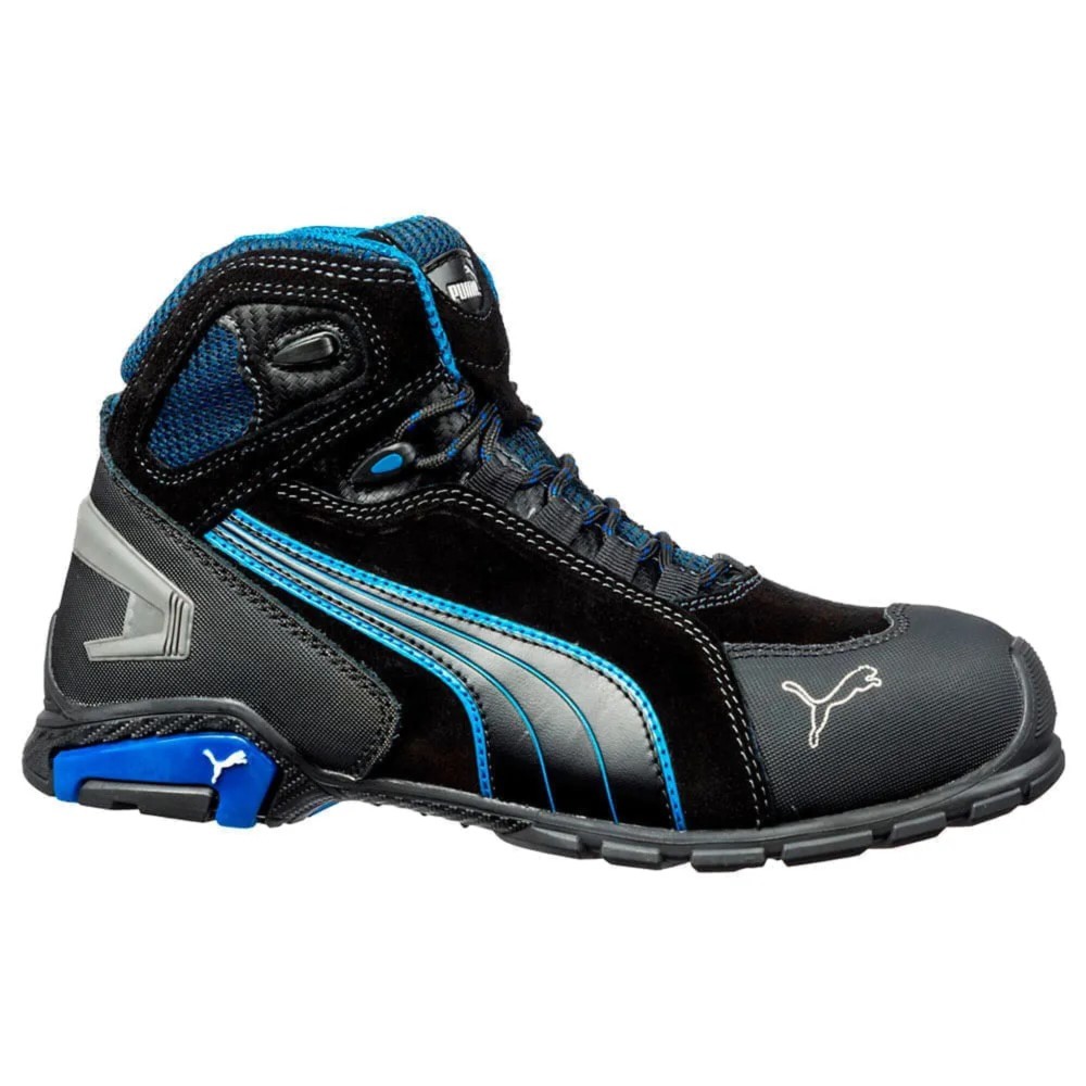 Botín de seguridad puma safety rio black mid talla 42