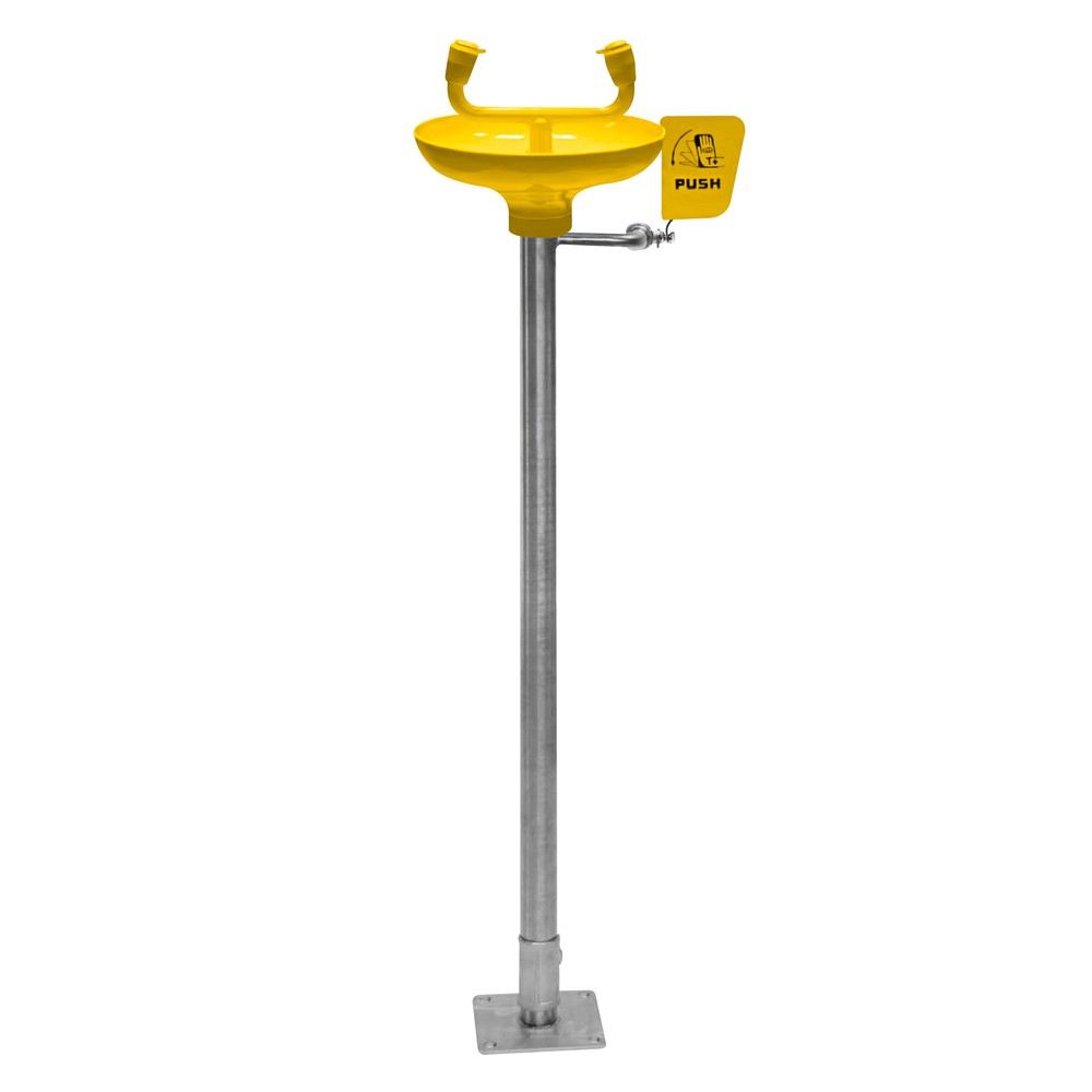 Lavaojos de pedestal steelpro amarillo