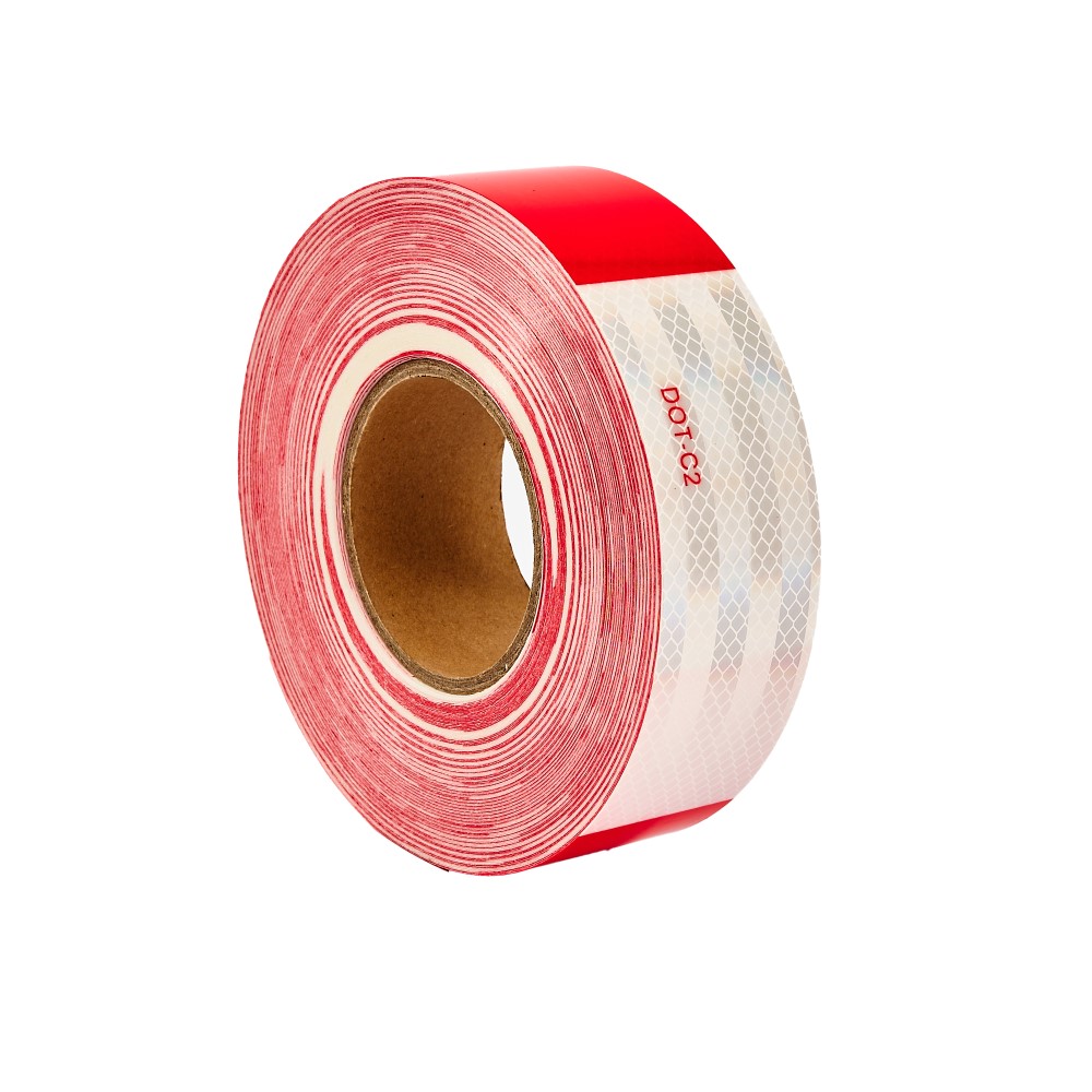 ▷🥇 distribuidor cinta adhesiva reflectante blanca/ roja 50 mm x