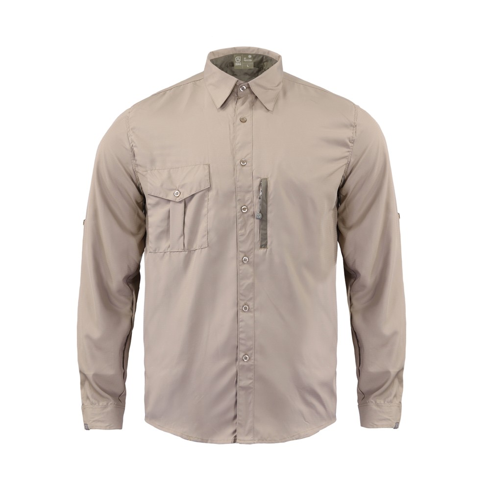 Camisa lightwind h2200 beige absolute zero talla l