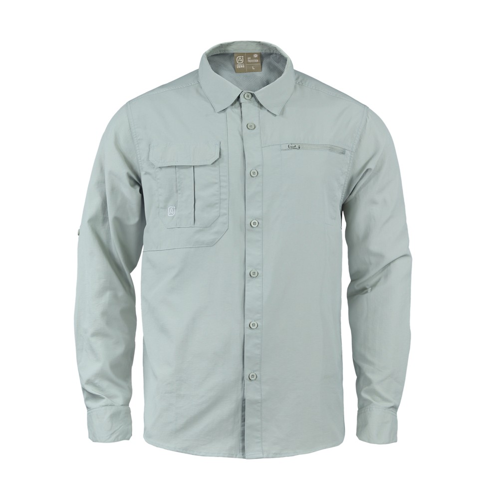 Camisa lightwind h2300 verde absolute zero talla xxl
