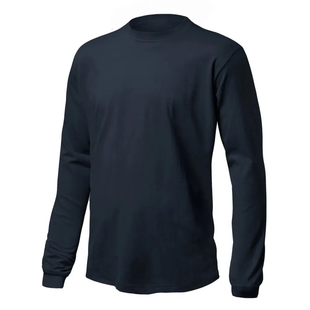 Polera manga larga azul maxclothes talla m