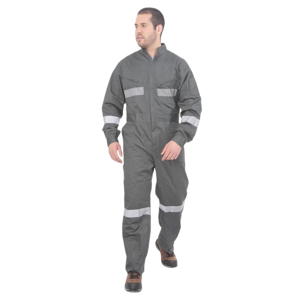 Overol antiácido gris max service talla xl