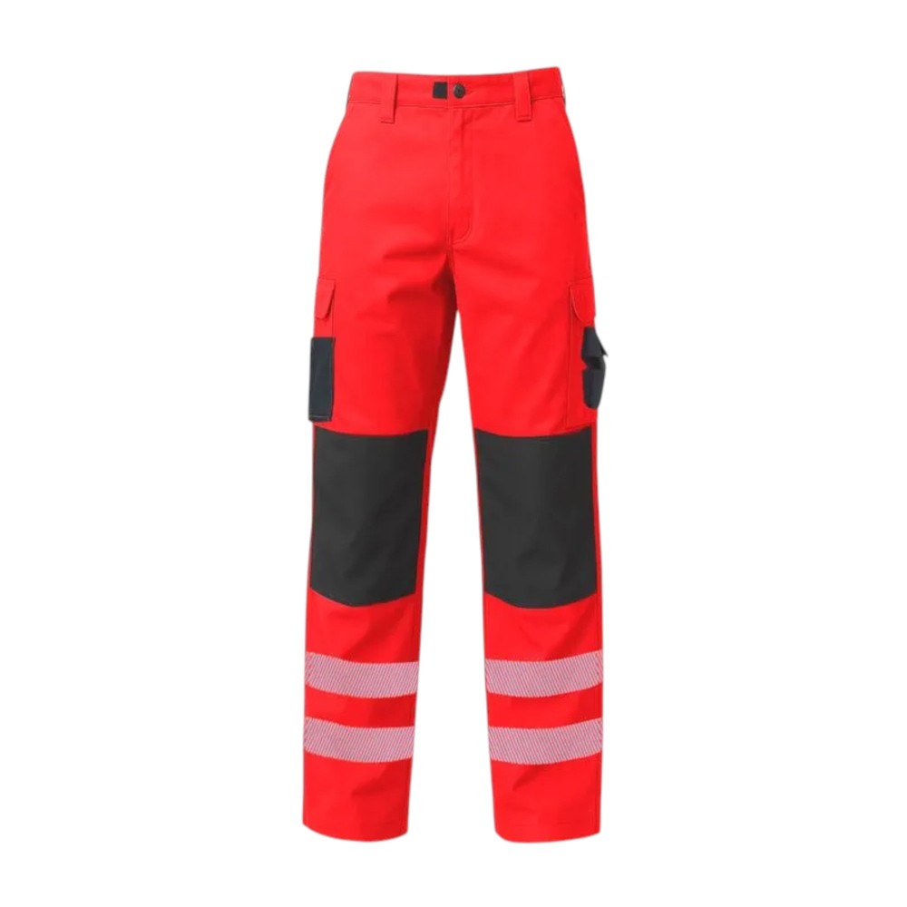 Pantalón absolute zero xr-300 rojo flúor talla l