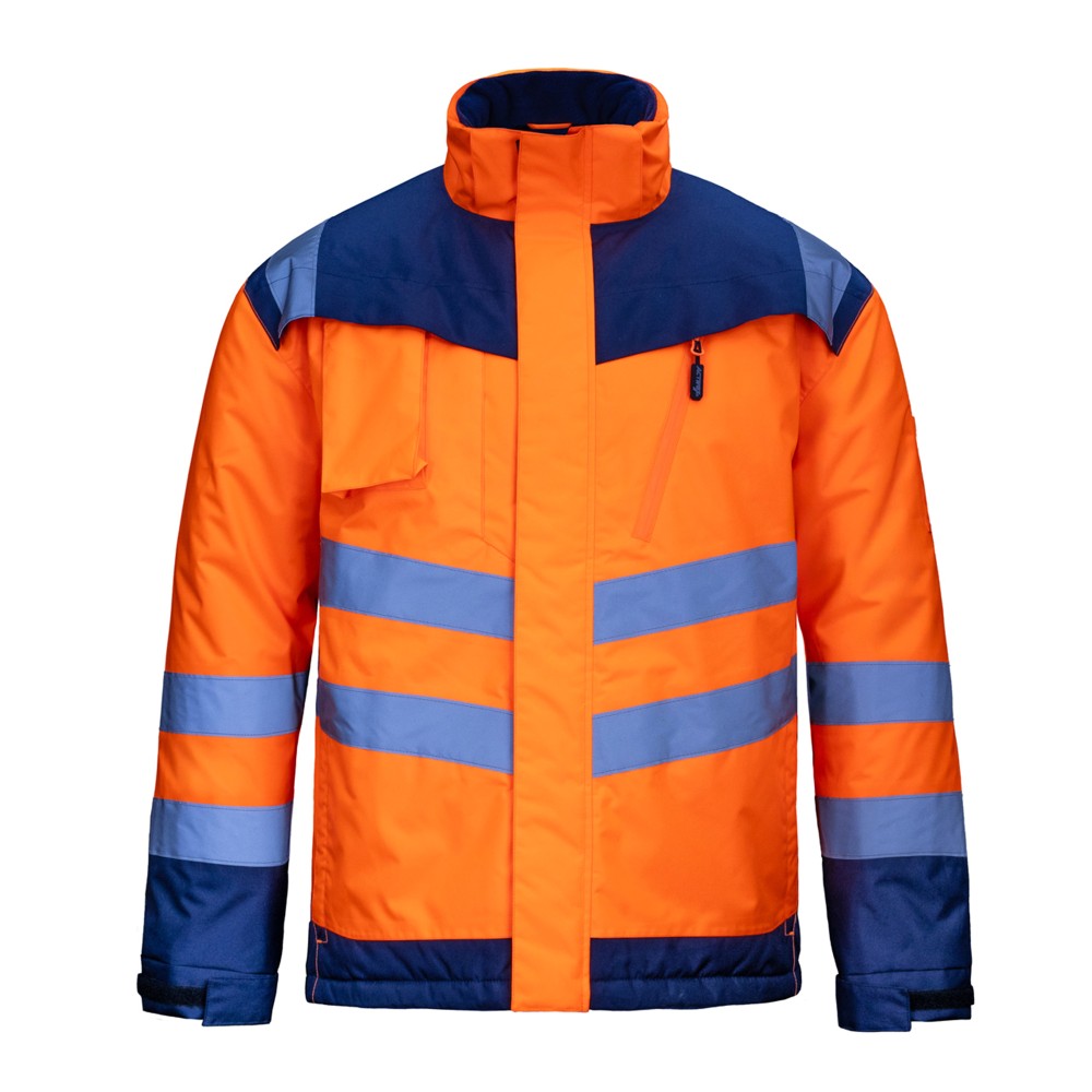 Parka térmica azul y naranja activex talla xxl