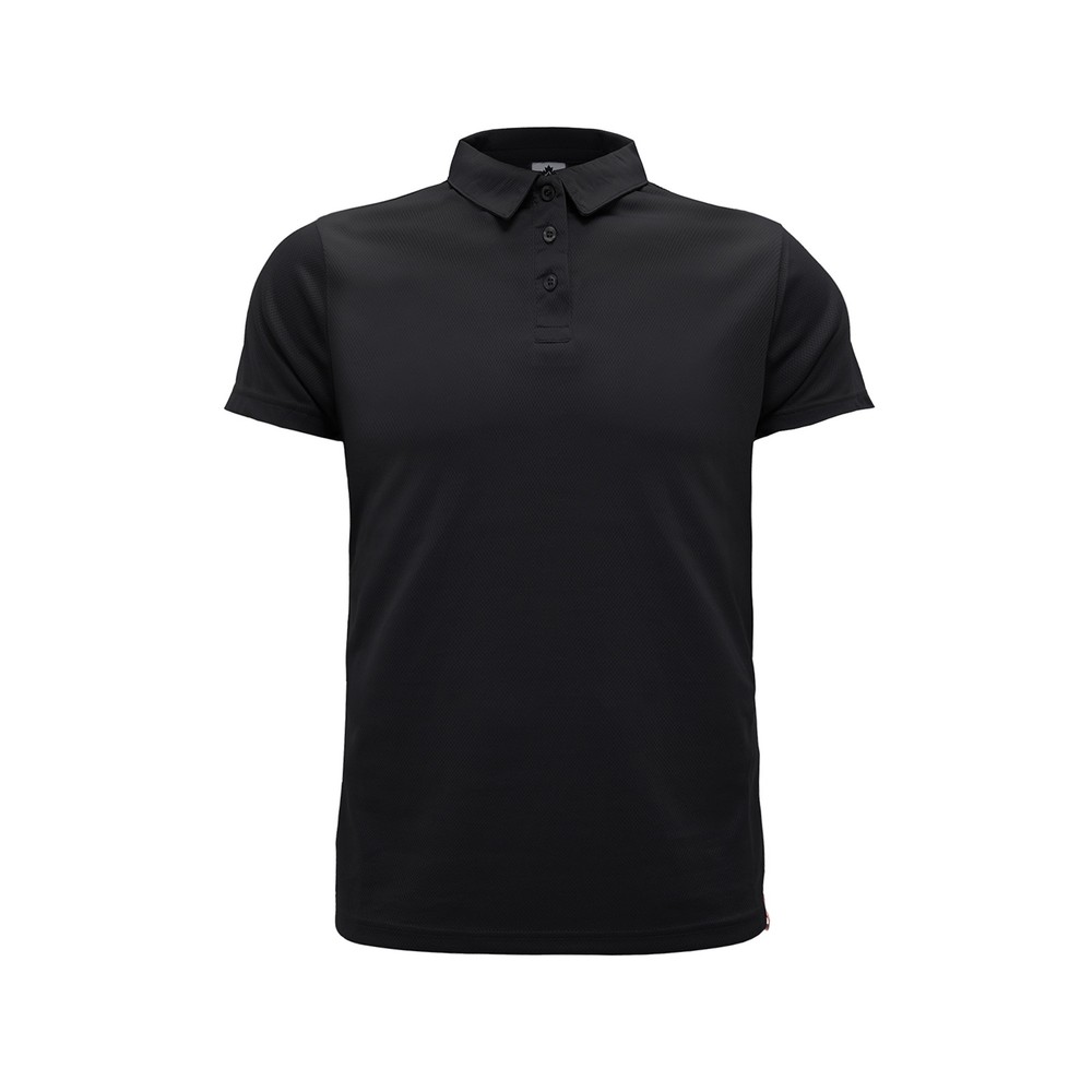 POLERA COOLDRY QUEBEC MANGA CORTA NEGRO XL