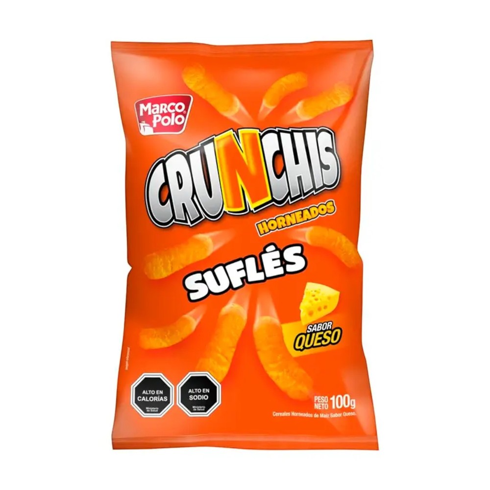 CRUNCHIS SUFLES QUESO MARCO POLO 100 GR.