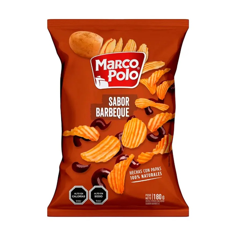 PAPAS FRITAS BBQ 180 GR.