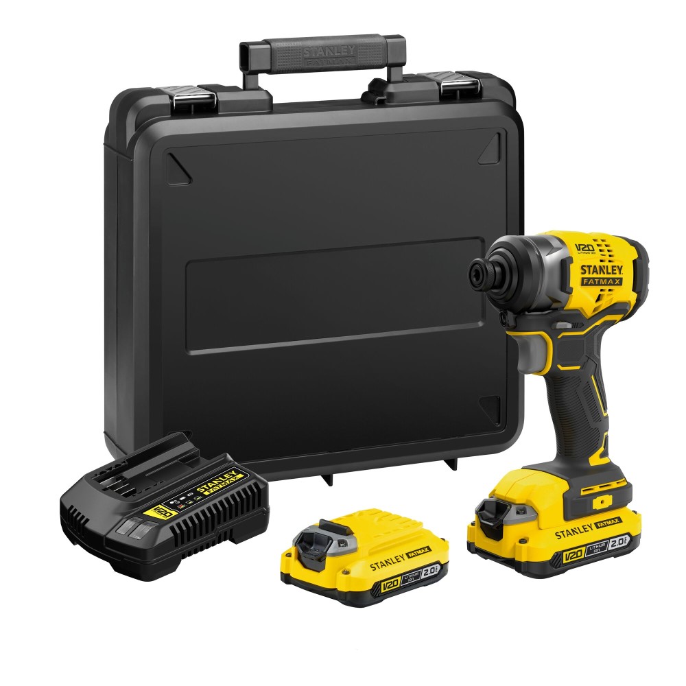 KIT ATORNILLADOR DE IMPACTO V20 FATMAX STANLEY MODELO SBI810