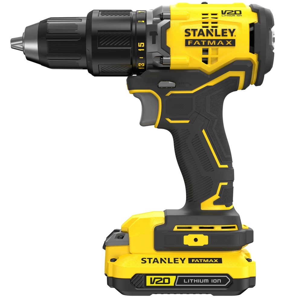 TALADRO PERCUTOR INALAMBRICO STANLEY MODELO SBD715C2K-B2 20V