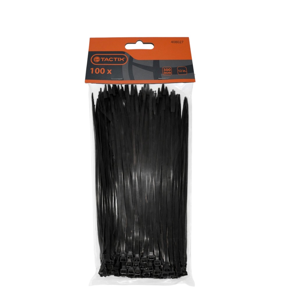SET 100 AMARRAS PLÁSTICAS 30 CM X 4.7 MM