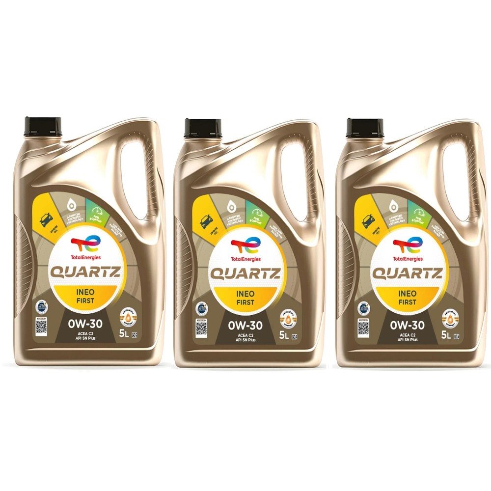 Aceite Motor Totalenergies Quartz Ineo First 0W-30 Pack 3 X 5 Litros Sintético