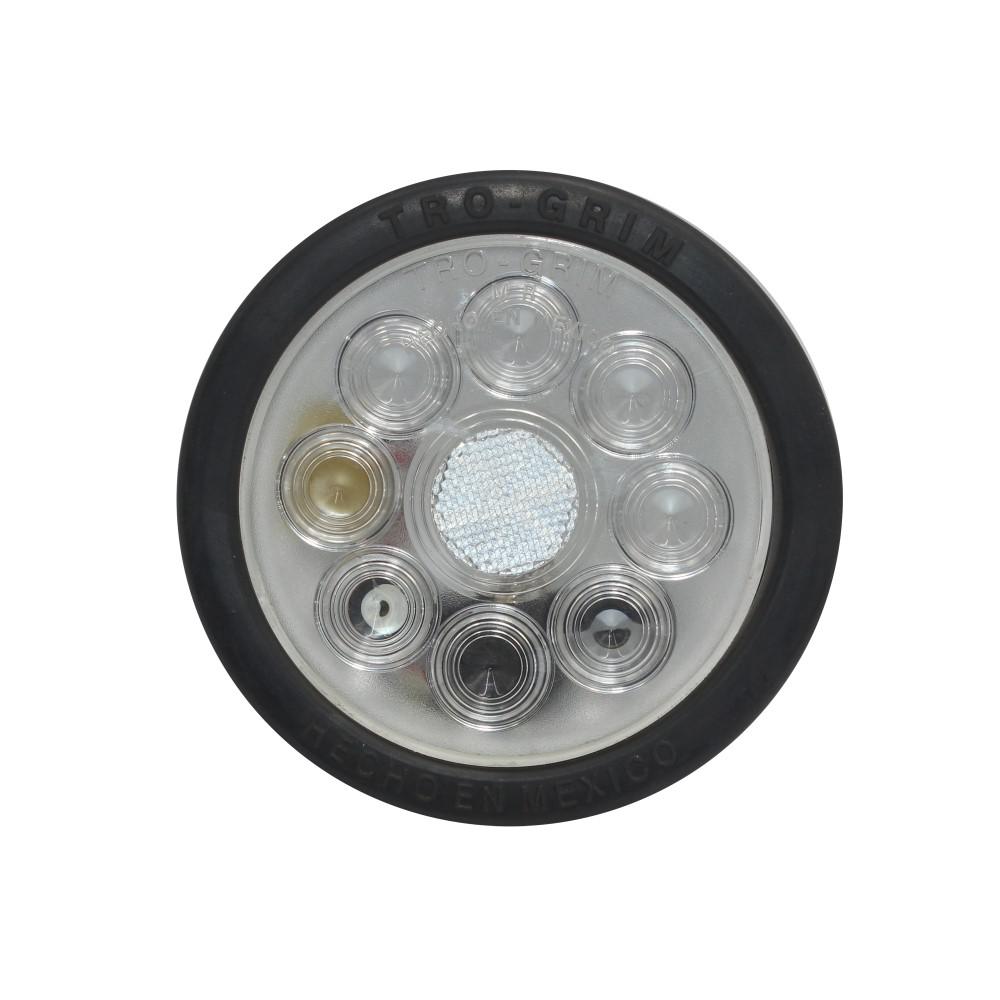 FOCO TRASERO 4 PULG BLANCO AMPOLLETA 24 VOLTS
