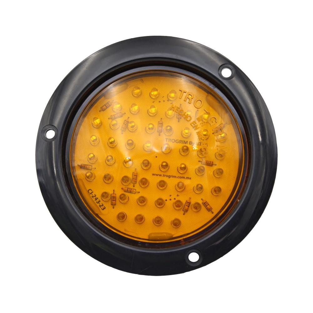 "FOCO TRAS.LED 4""AMBAR BI-VOLT FUNC.ROMBO CRECIENTE"