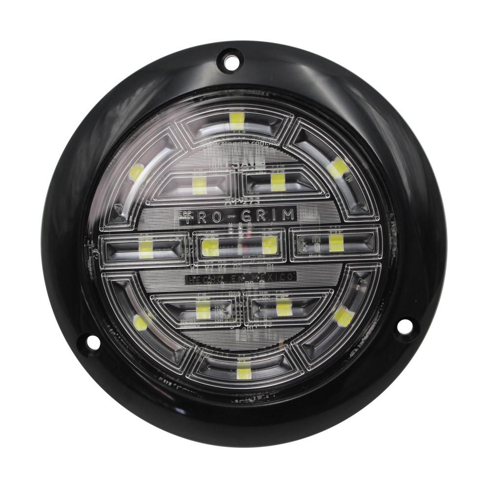 FOCO TRASERO 4 PULG LED BLANCO 12 Y 24 VOLTS