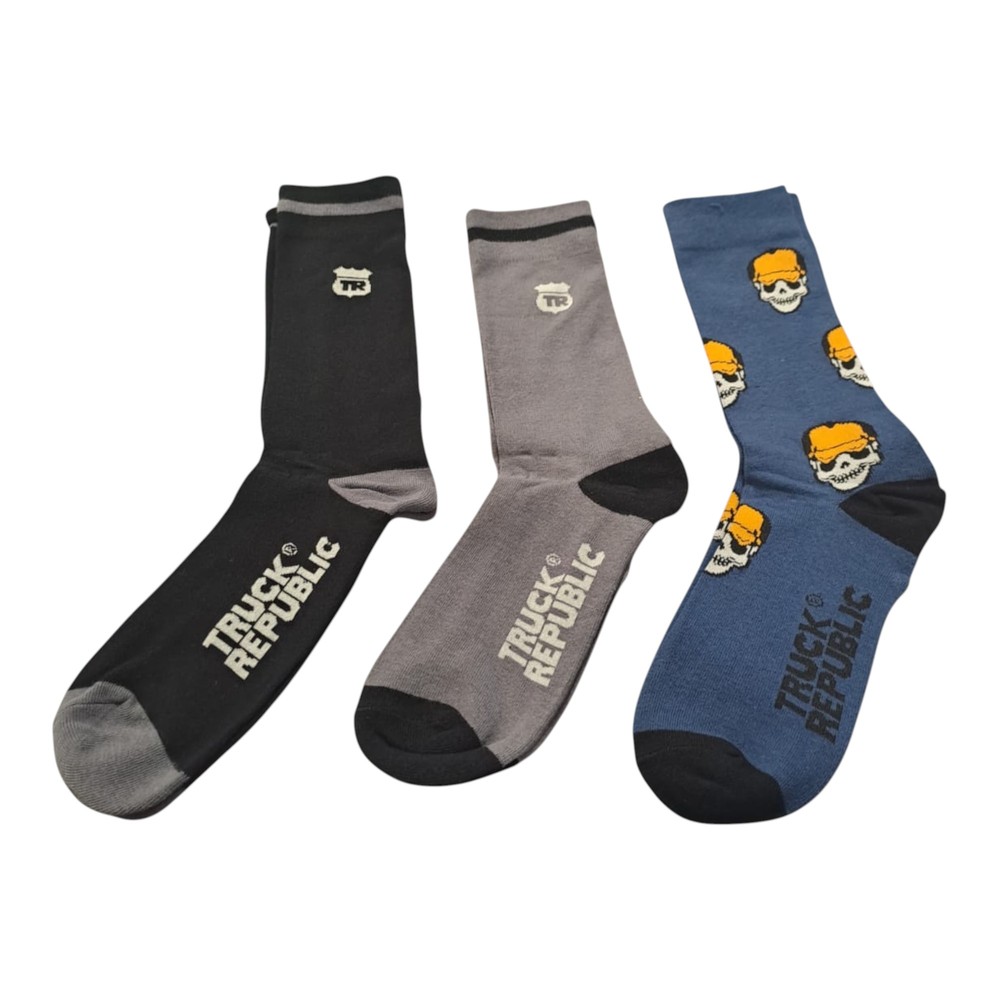 CALCETINES TRIPACK CALAVERA ROYAL TALLA ÚNICA
