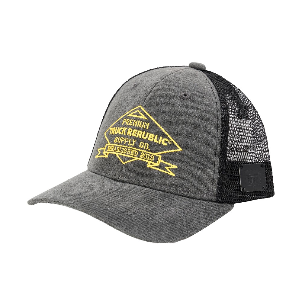 GORRO JOCKEY GREY CLASSIC TR - TRUCK REPUBLIC