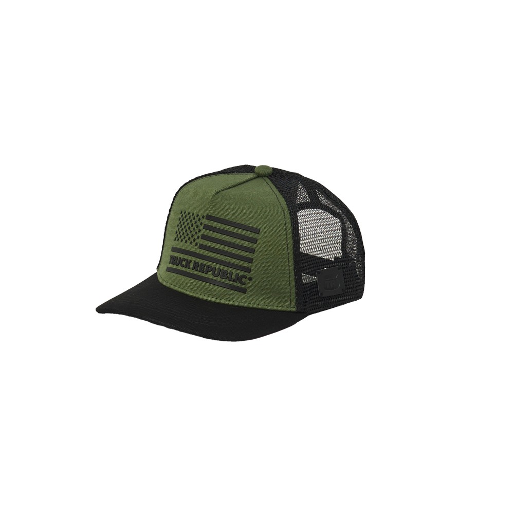 GORRO JOCKEY VERDE USA - TRUCK REPUBLIC