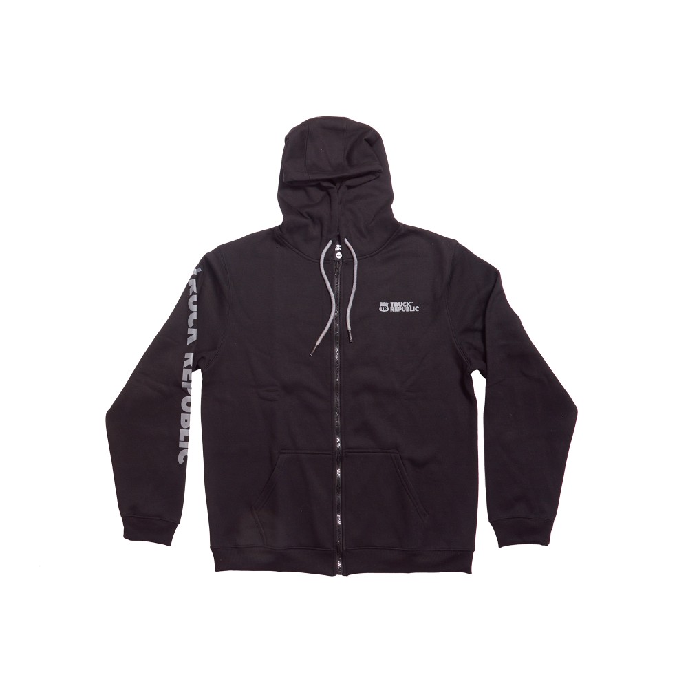 POLERÓN CIERRE GORRO NEGRO TRUCK REPUBLIC TR TALLA XXL
