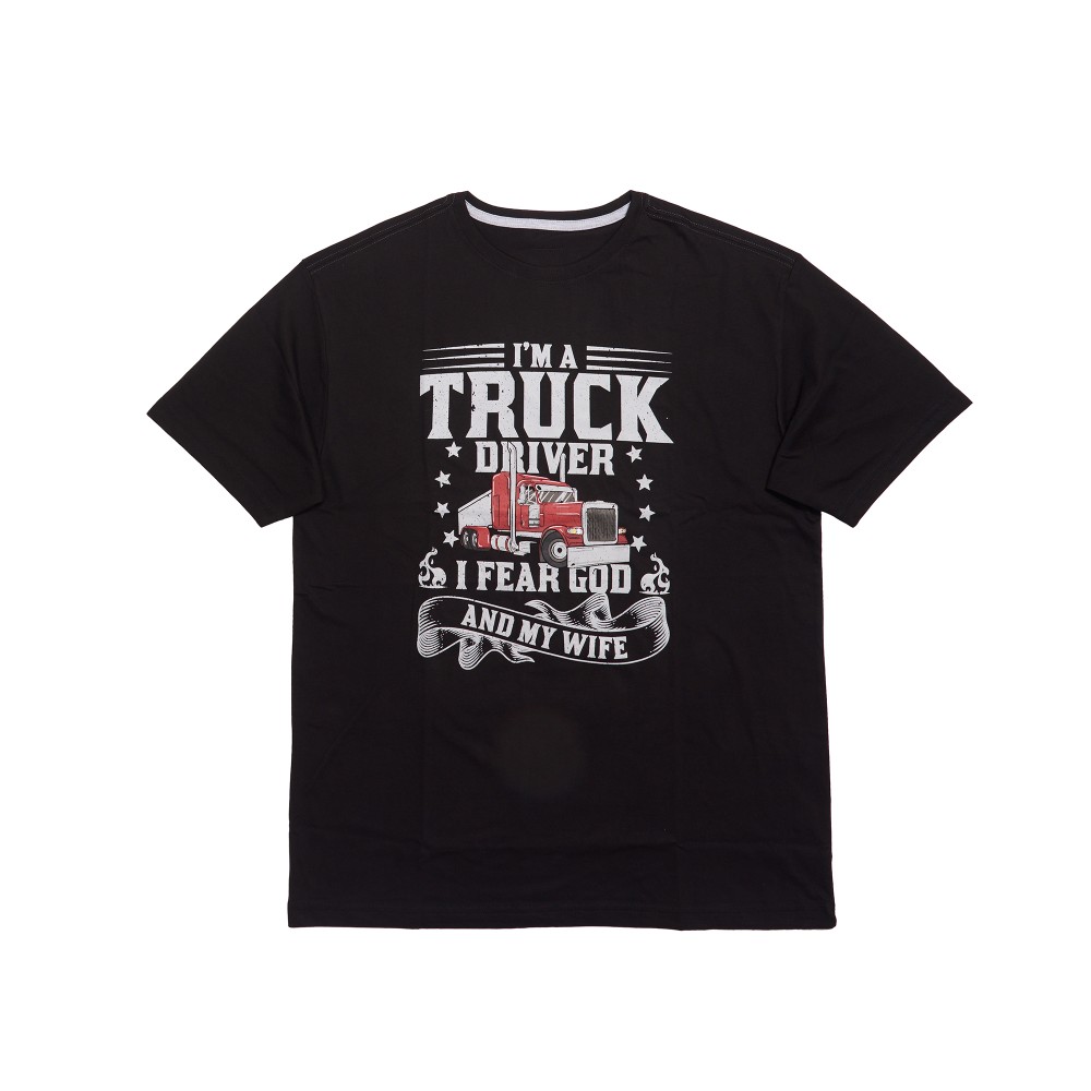 POLERA MANGA CORTA NEGRA FEAR TR TALLA M
