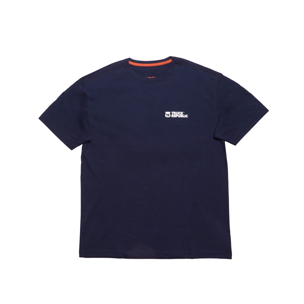 POLERA MANGA CORTA AZUL BIG TRUCK TR TALLA XL