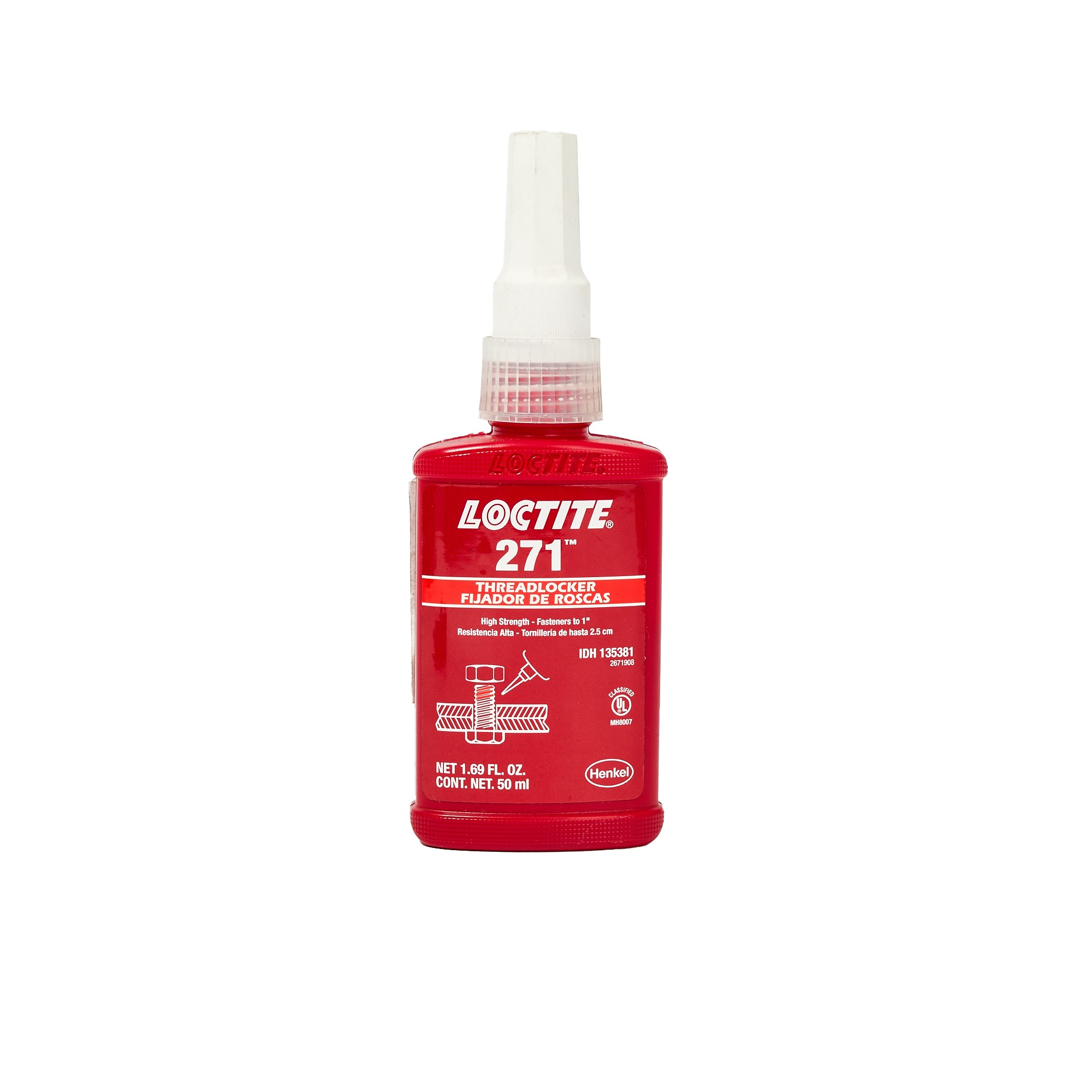 Trabador de roscas loctite 271 50 ml - LOCTRP1003
