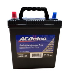 BATERÍA 38 AH 360 CCA 12 V BORNE ESTÁNDAR ANGOSTO POSITIVO IZQUIERDO AC DELCO