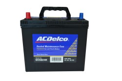BATERÍA 45 AH 430 CCA 12 V BORNE ESTÁNDAR ANGOSTO POSITIVO IZQUIERDO AC DELCO