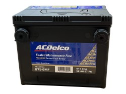 BATERÍA 60 AH 615 CCA 12 V BORNE LATERAL POSITIVO IZQUIERDO AC DELCO